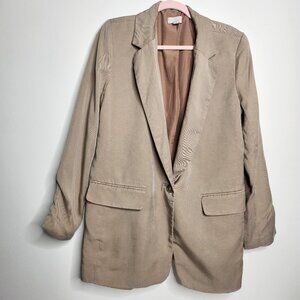 Loft Women's Neutral Tan Blazer Size 12